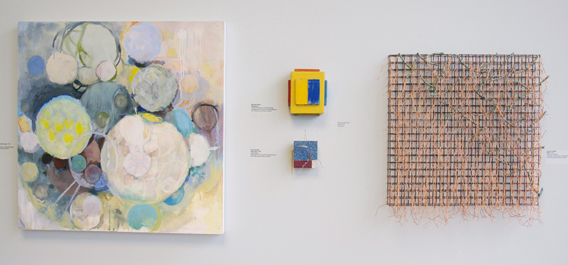 Installation view of Wit and Whimsy: Selections from the Collection of Michael and Nancy Gifford.