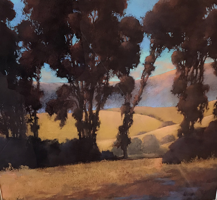 Marsha MacDonald Douglas Family Preserve 19 x 19 Pastel